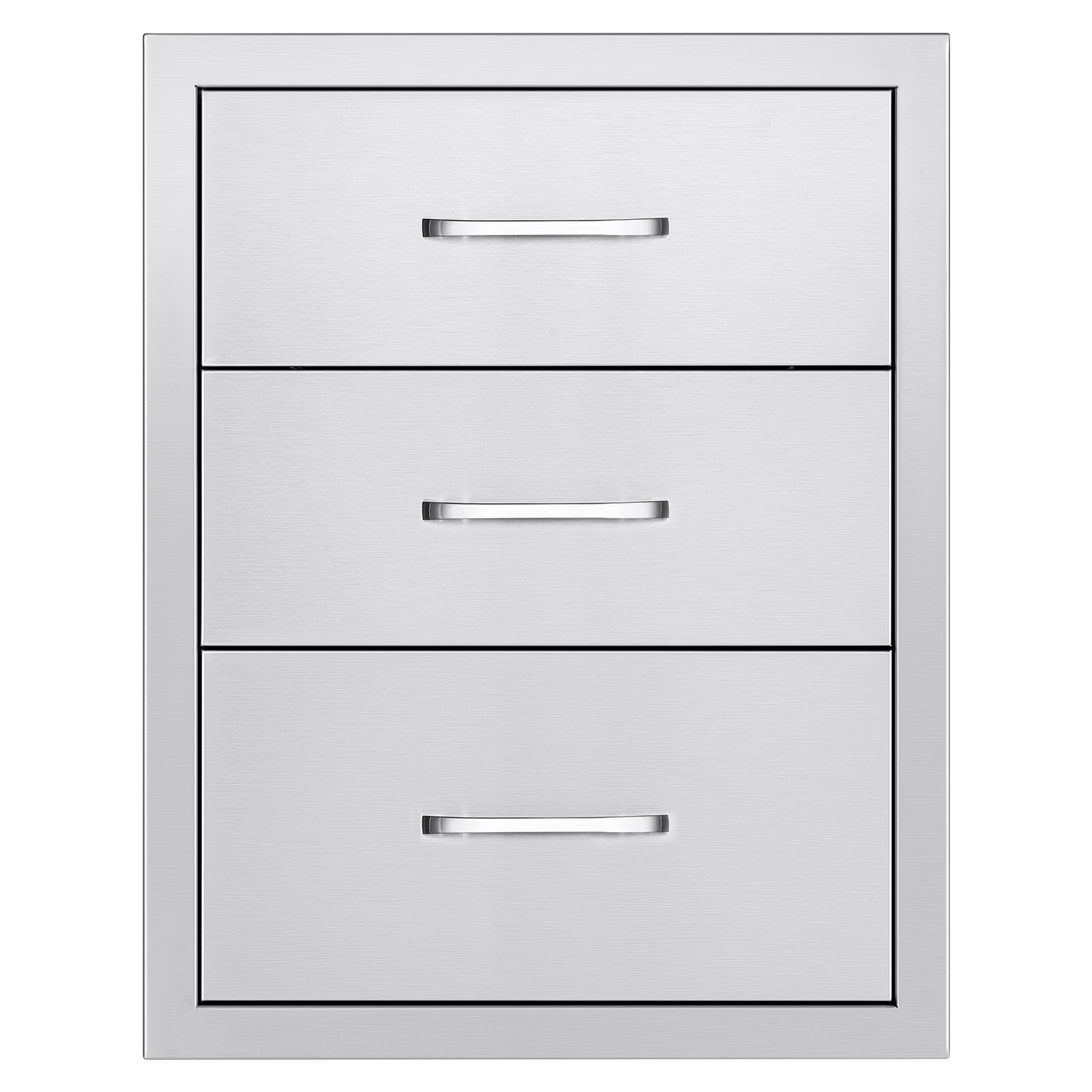 Triple-access Stainless Steel Bbq Kitchen Drawers For Outdoor Grill_voghion.com